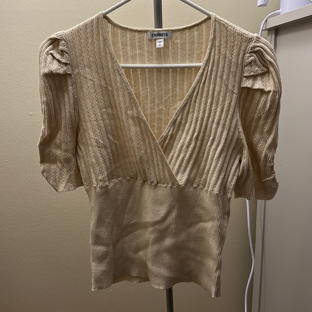 short sleeve sweater